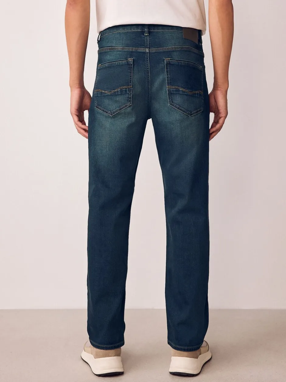 Jeans*Next - Straight fit - Authentieke stretch denim jeans Indigoblauw