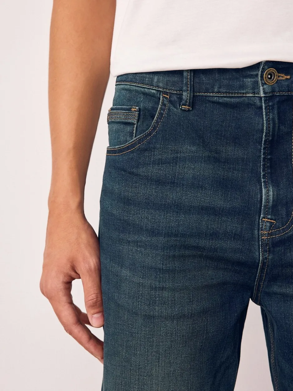 Jeans*Next - Straight fit - Authentieke stretch denim jeans Indigoblauw