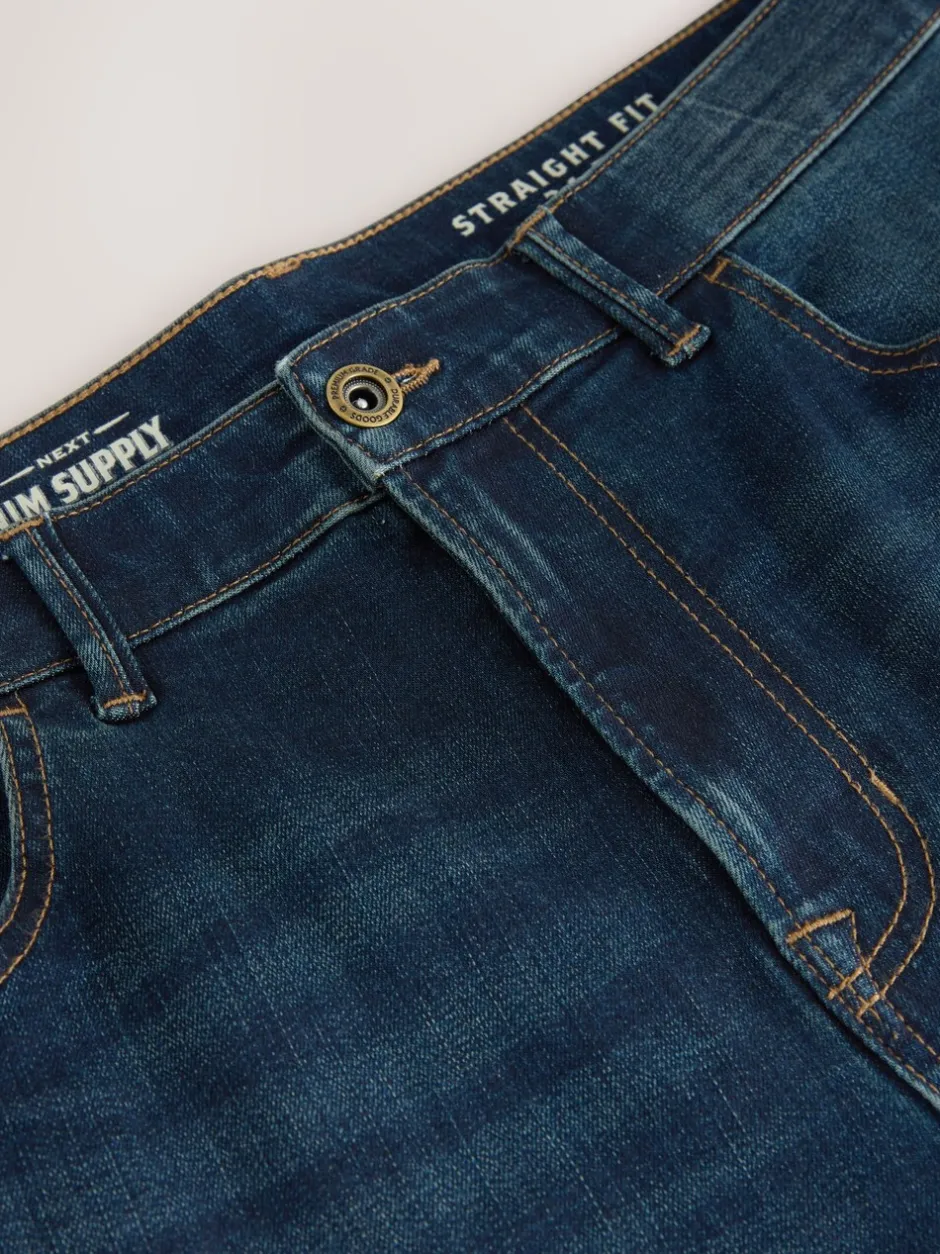 Jeans*Next - Straight fit - Authentieke stretch denim jeans Indigoblauw
