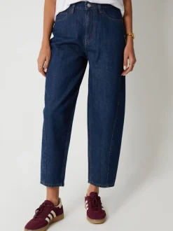 Jeans*Threadbare - jeans met ruime rechte pijpen Indigoblauw