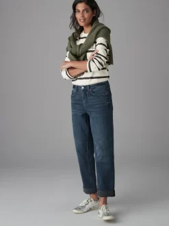 Jeans|Next - Boyfriend-jeans Inktblauw