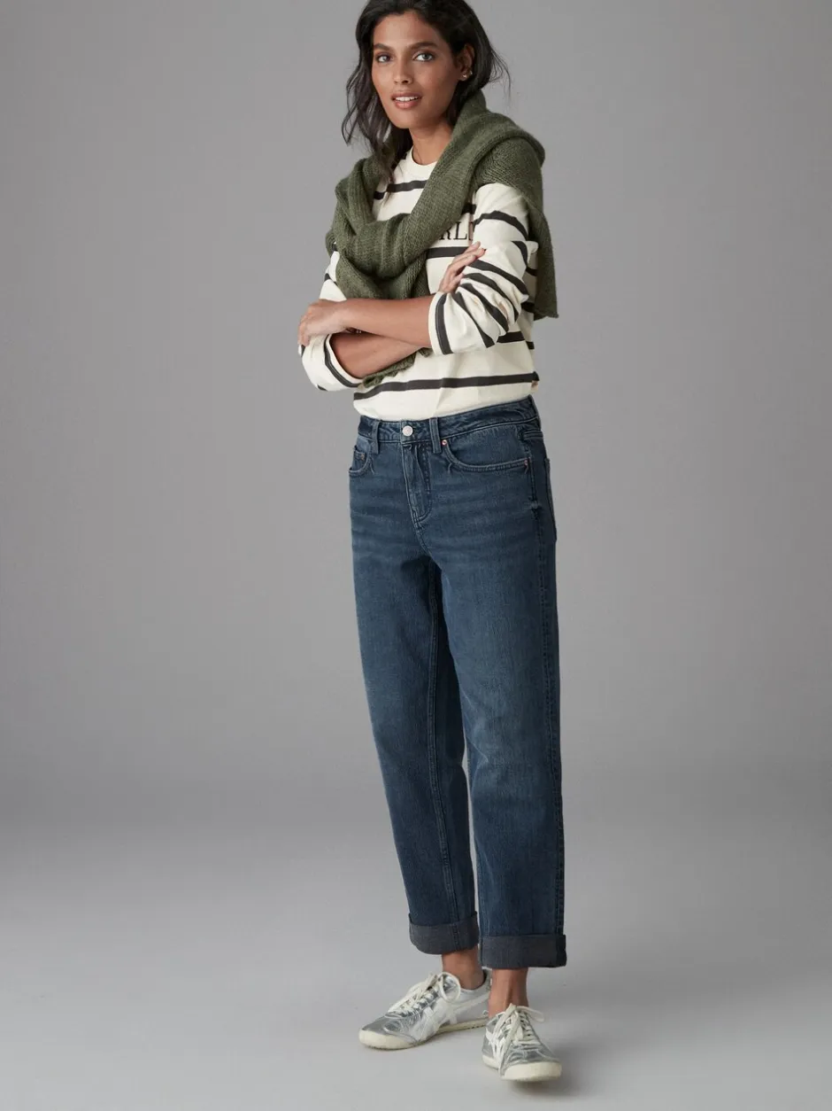 Jeans|Next - Boyfriend-jeans Inktblauw