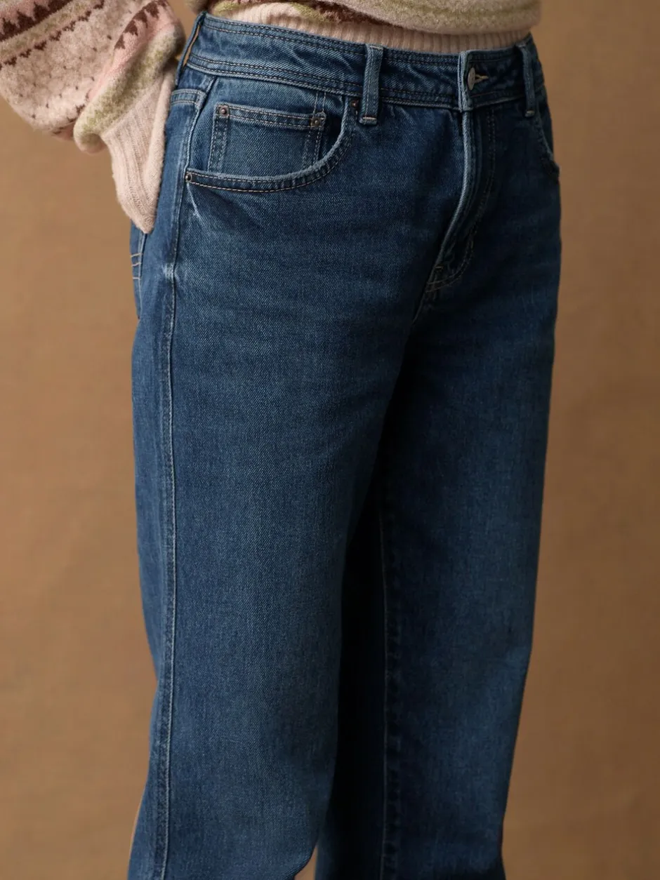 Jeans|Next - Mom comfort stretch jeans Inktblauw