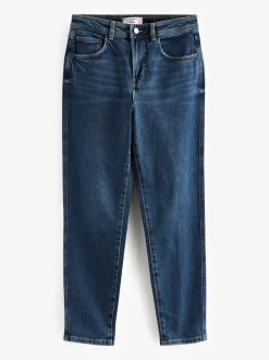 Jeans|Next - Mom comfort stretch jeans Inktblauw