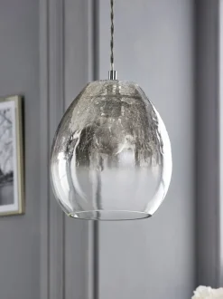 Lampenkappen|Verlichting|Next Isla eenvoudig te monteren lampenkap met kleurverloop Rookgrijs