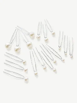 Haaraccessoires|Ivory & Co Pearl Hairpin Set