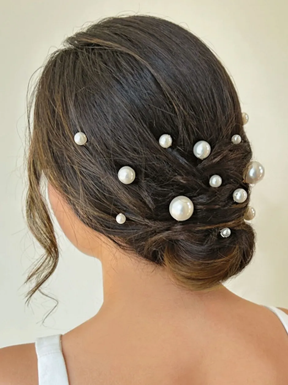 Haaraccessoires|Ivory & Co Pearl Hairpin Set