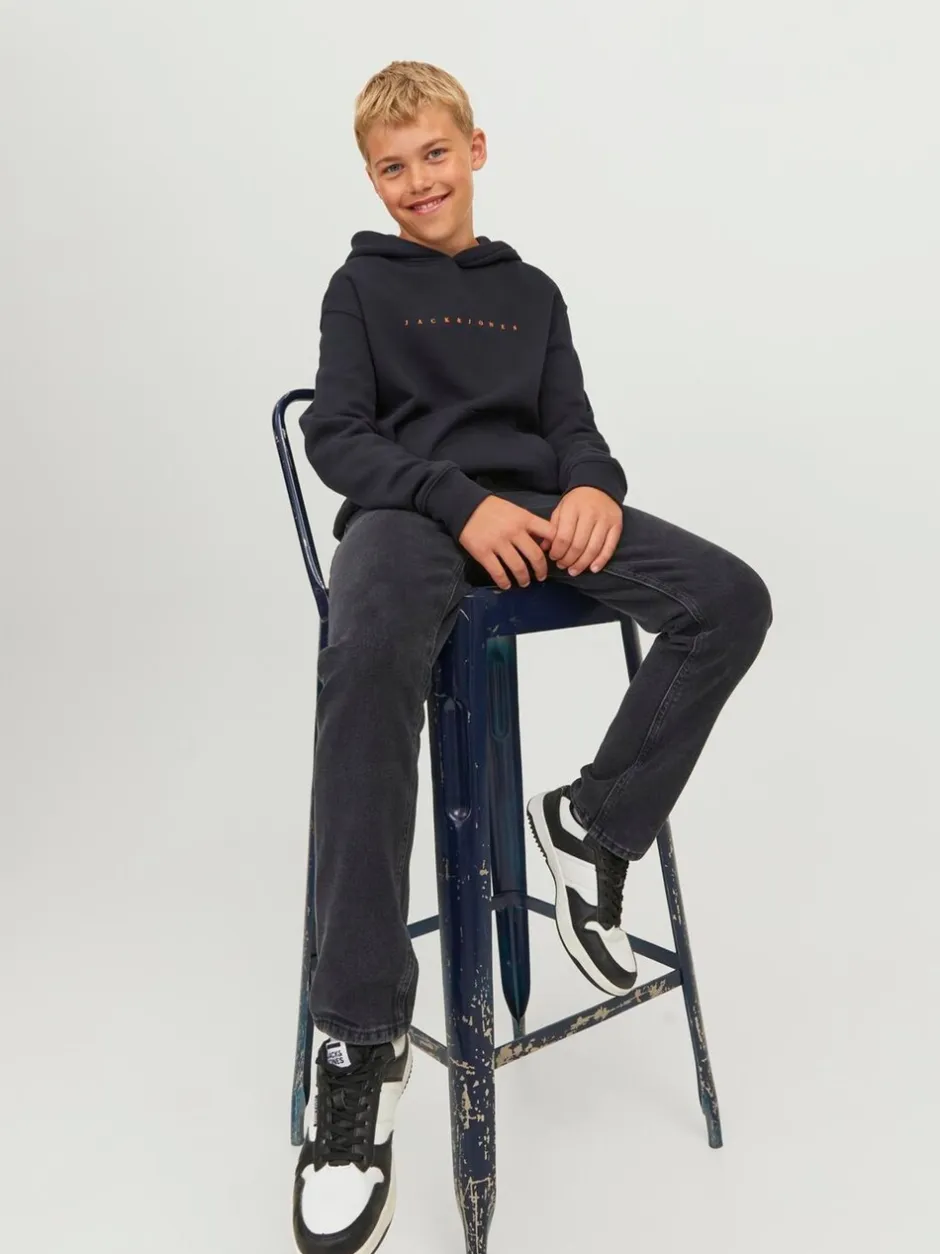 Jeans|JACK & JONES JUNIOR Clark regular fit jeans met rechte pijpen