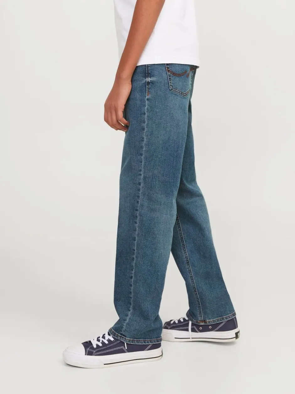 Jeans*JACK & JONES JUNIOR Clark regular fit jeans met rechte pijpen