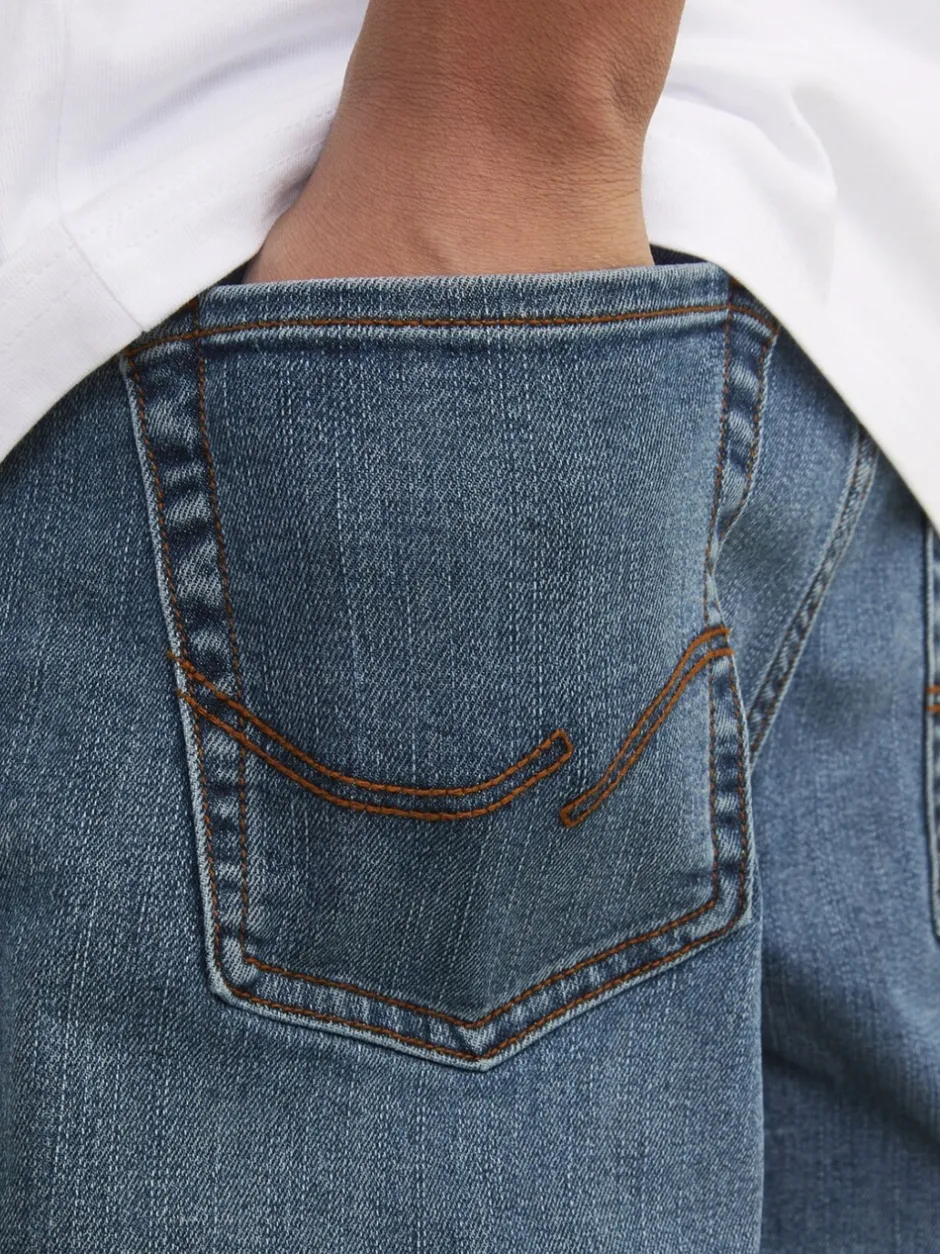 Jeans*JACK & JONES JUNIOR Clark regular fit jeans met rechte pijpen