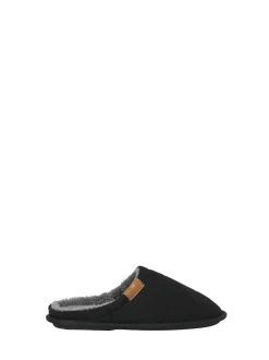 Pantoffels|JACK & JONES JUNIOR Courdroy Mule Black Slippers