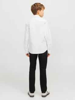 Shirts|JACK & JONES JUNIOR Stretch Long Sleeve White Shirt