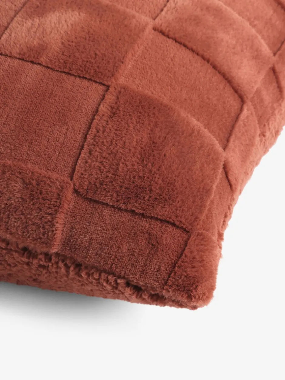 Kussentjes En Plaids|Kussentjes En Plaids|Next Jasper Checkerboard Cushion Oranje