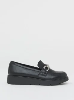 Ruimvallend En Extraruimvallend*JD Williams Low Wedge Loafers With Chain Trim
