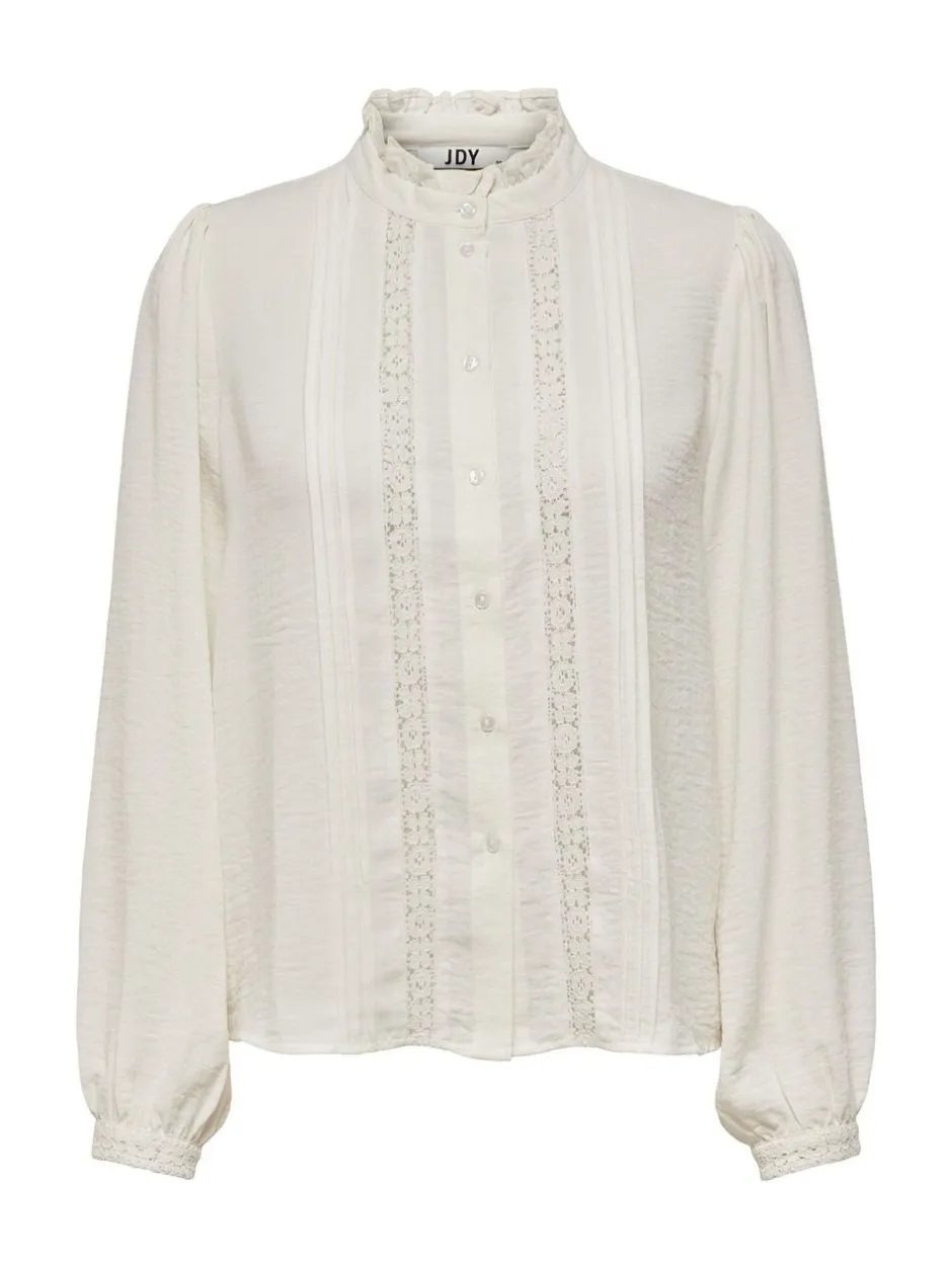 Blouses En Overhemden|Tops En T-Shirts*JDY - Overhemd met kanten details en lange mouwen