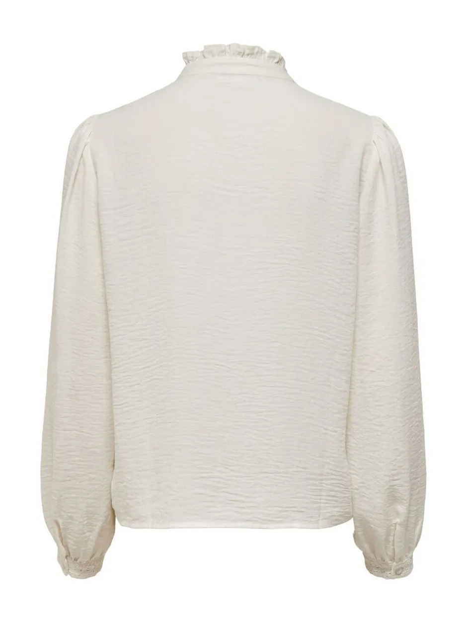 Blouses En Overhemden|Tops En T-Shirts*JDY - Overhemd met kanten details en lange mouwen