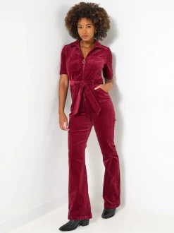 Jumpsuits En Playsuits|Joe Browns Belted Bootcut Cord Jumpsuit