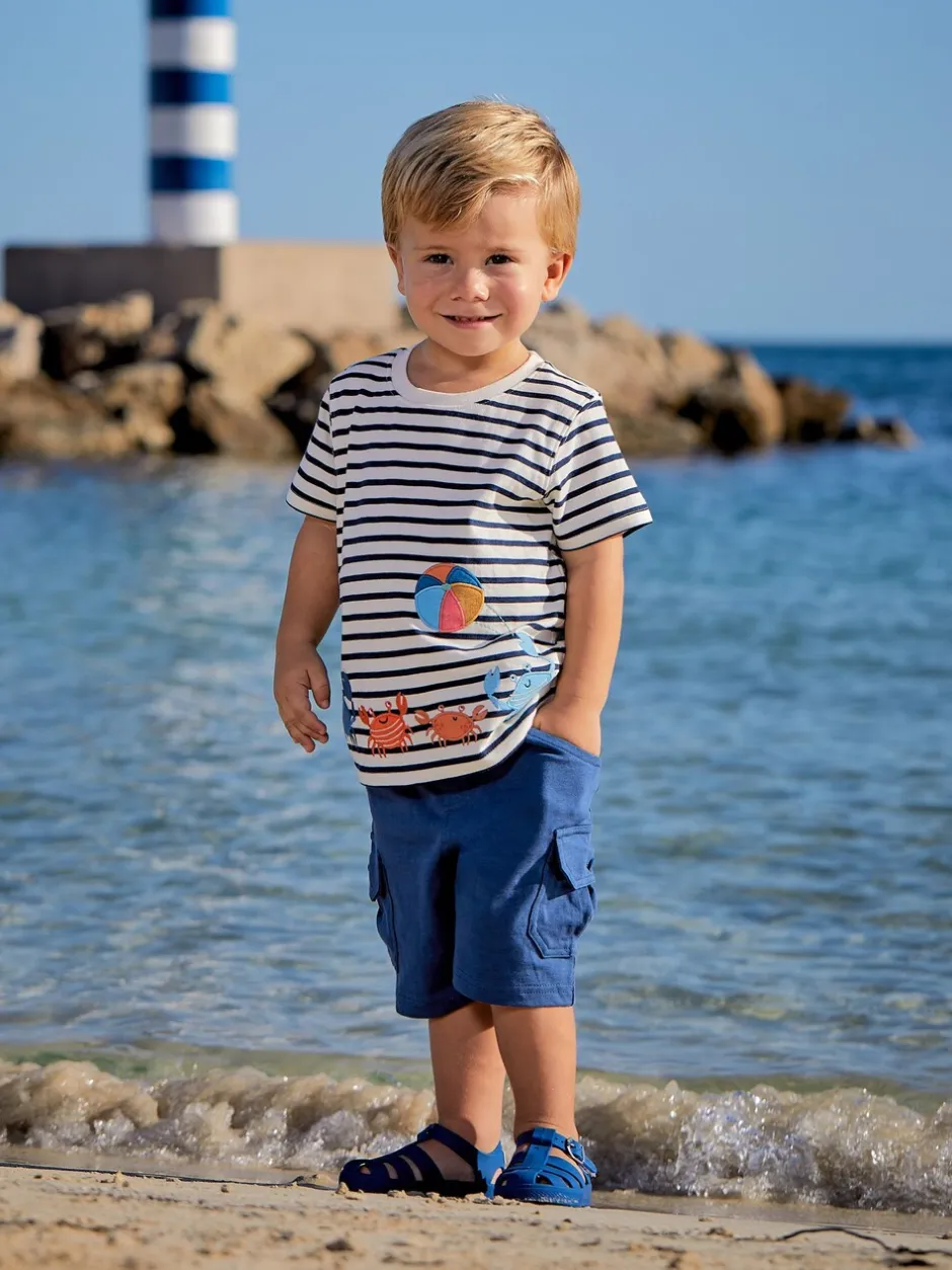 Shorts|Jojo Maman Bébé - 2 Jersey cargoshorts