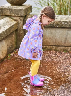 Laarzen*Jojo Maman Bébé - Behaaglijke gevoerde regenlaarzen met kleurvlakken