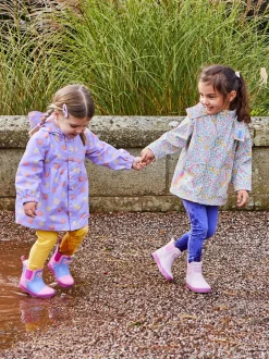 Laarzen*Jojo Maman Bébé - Behaaglijke gevoerde regenlaarzen met kleurvlakken