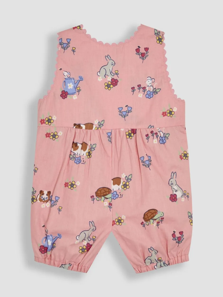 Tuinbroeken|Jumpsuits En Playsuits*Jojo Maman Bébé - bretelbroeken van 100% katoen met print