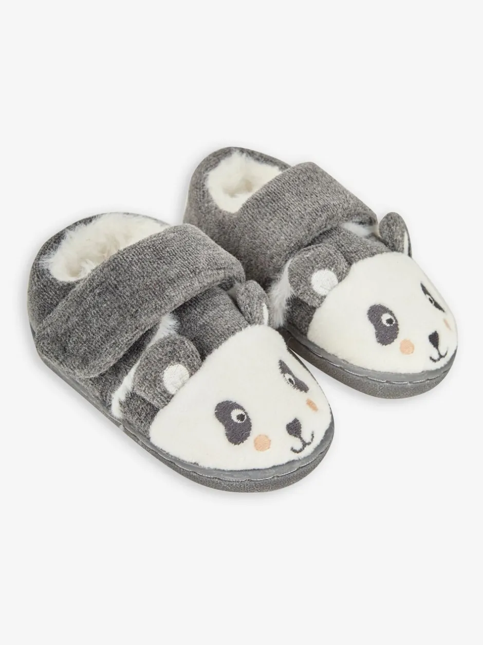 Pantoffels|Pantoffels*Jojo Maman Bébé - Gemakkelijk pantoffels met pandabeertje voor meisjes
