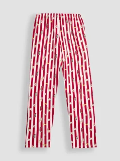 Pyjama's*Jojo Maman Bébé - Gestreept kerstpyjamaset voor heren