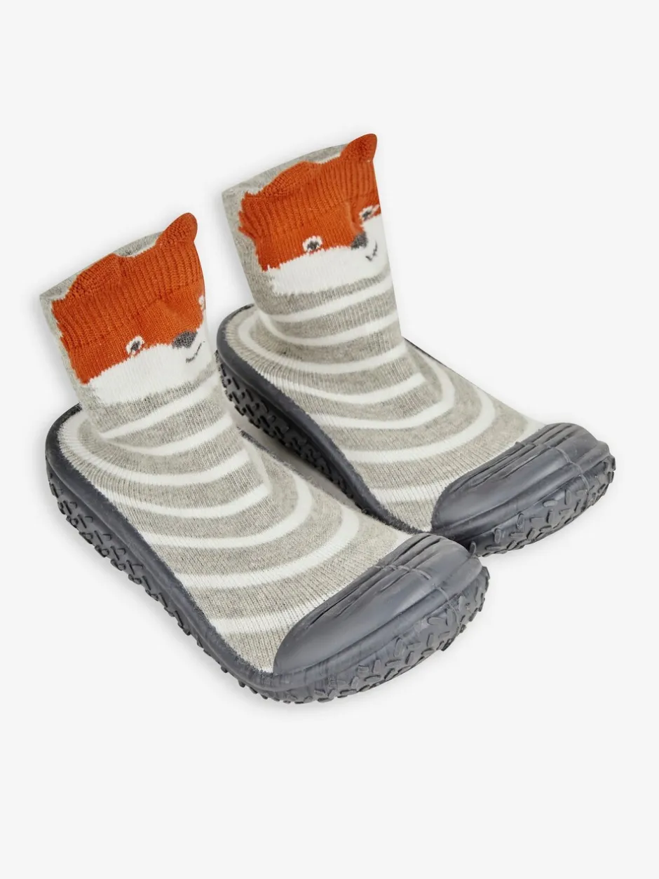 Pantoffels|Pantoffels*Jojo Maman Bébé - Indoor Outdoor pantoffelsokken met vos