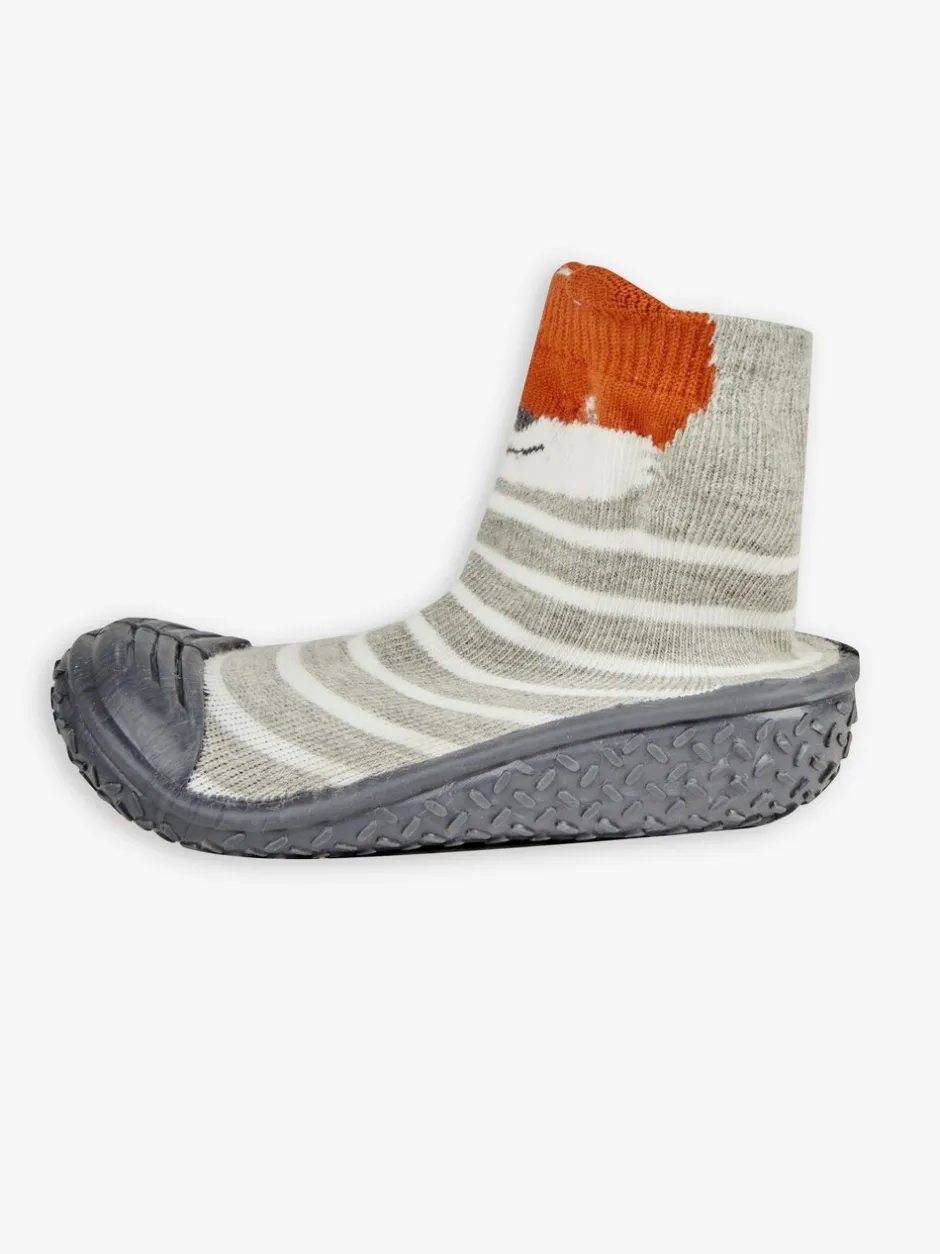 Pantoffels|Pantoffels*Jojo Maman Bébé - Indoor Outdoor pantoffelsokken met vos
