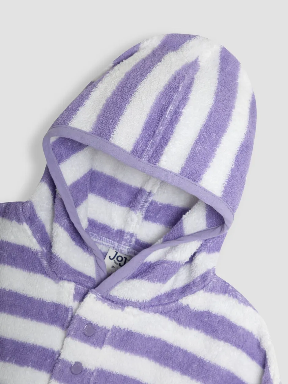 Badkleding|Jojo Maman Bébé 100% katoenen handdoekponcho met vlindermotief