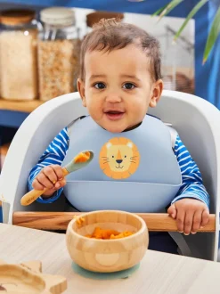 Slabbetjes*Jojo Maman Bébé - Set van 2 siliconen slabbetjes