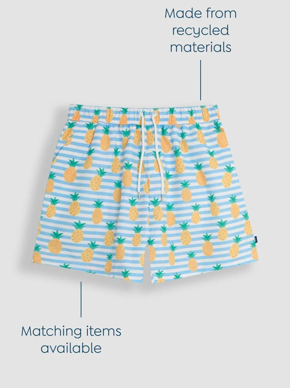 Badkleding|Jojo Maman Bébé ananas zwemshort voor heren