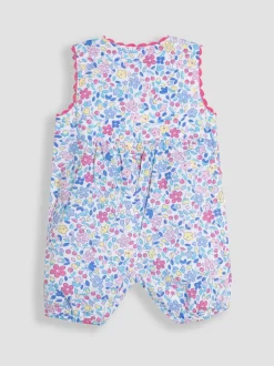 Tuinbroeken|Jojo Maman Bébé Appliqué Pocket 100% Cotton Dungarees