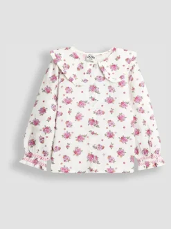 Overhemden En Blouses*Jojo Maman Bébé blouse met ruchekraag