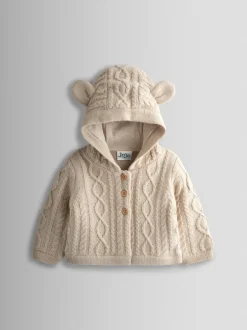 Truien En Breisels|Gebreide Kleding|Jojo Maman Bébé Cable Knit Cardigan