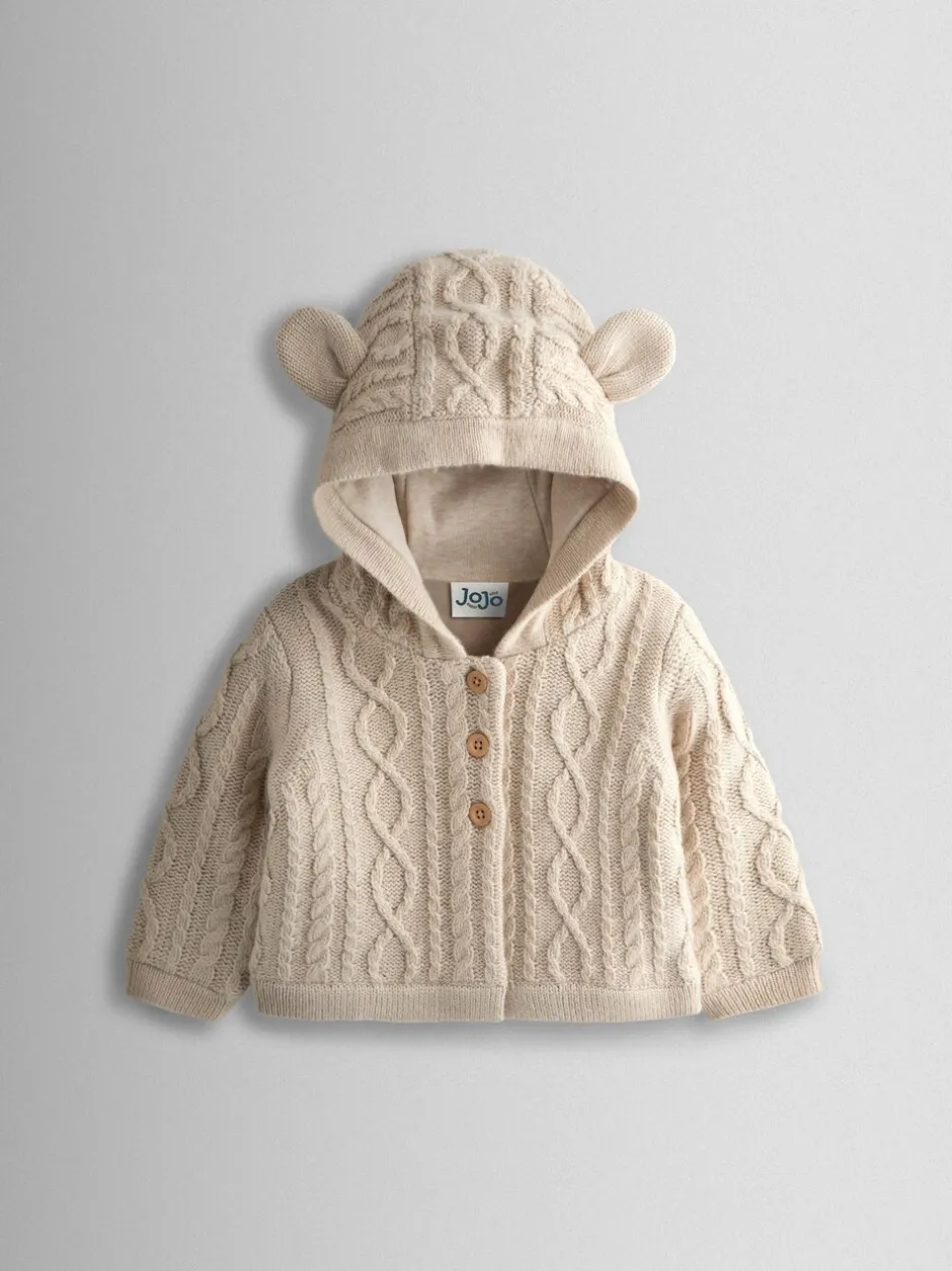 Truien En Breisels|Gebreide Kleding|Jojo Maman Bébé Cable Knit Cardigan