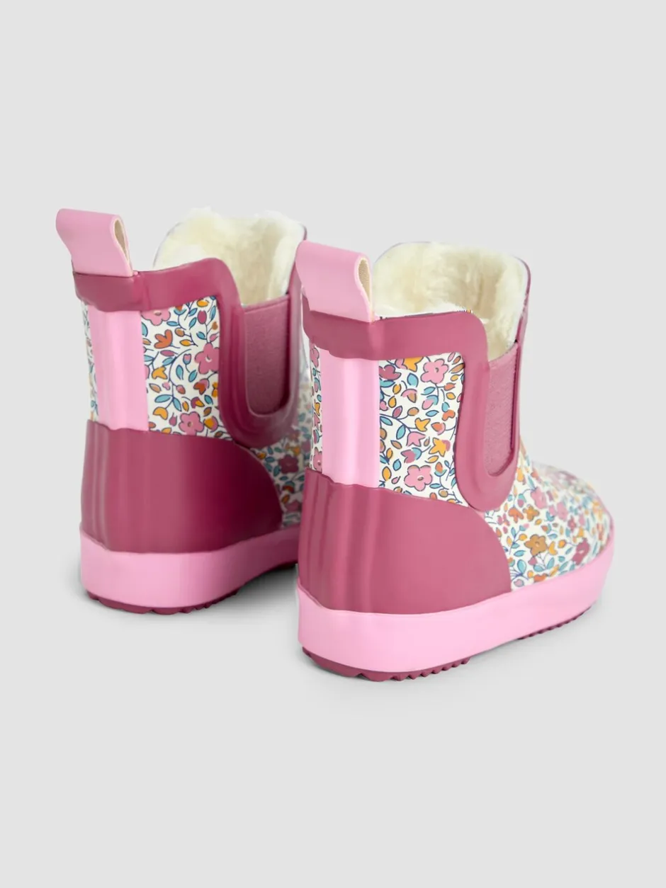 Laarzen|Jojo Maman Bébé Cosy Lined Ditsy Ankle Wellie