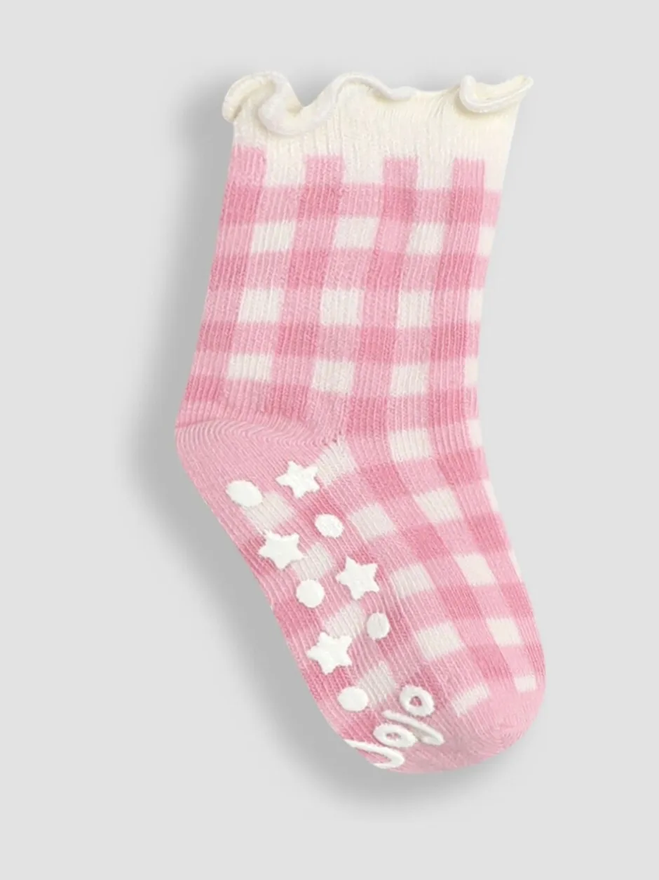 Sokken En Panty's|Jojo Maman Bébé Cotton Frill Socks 3 Pack