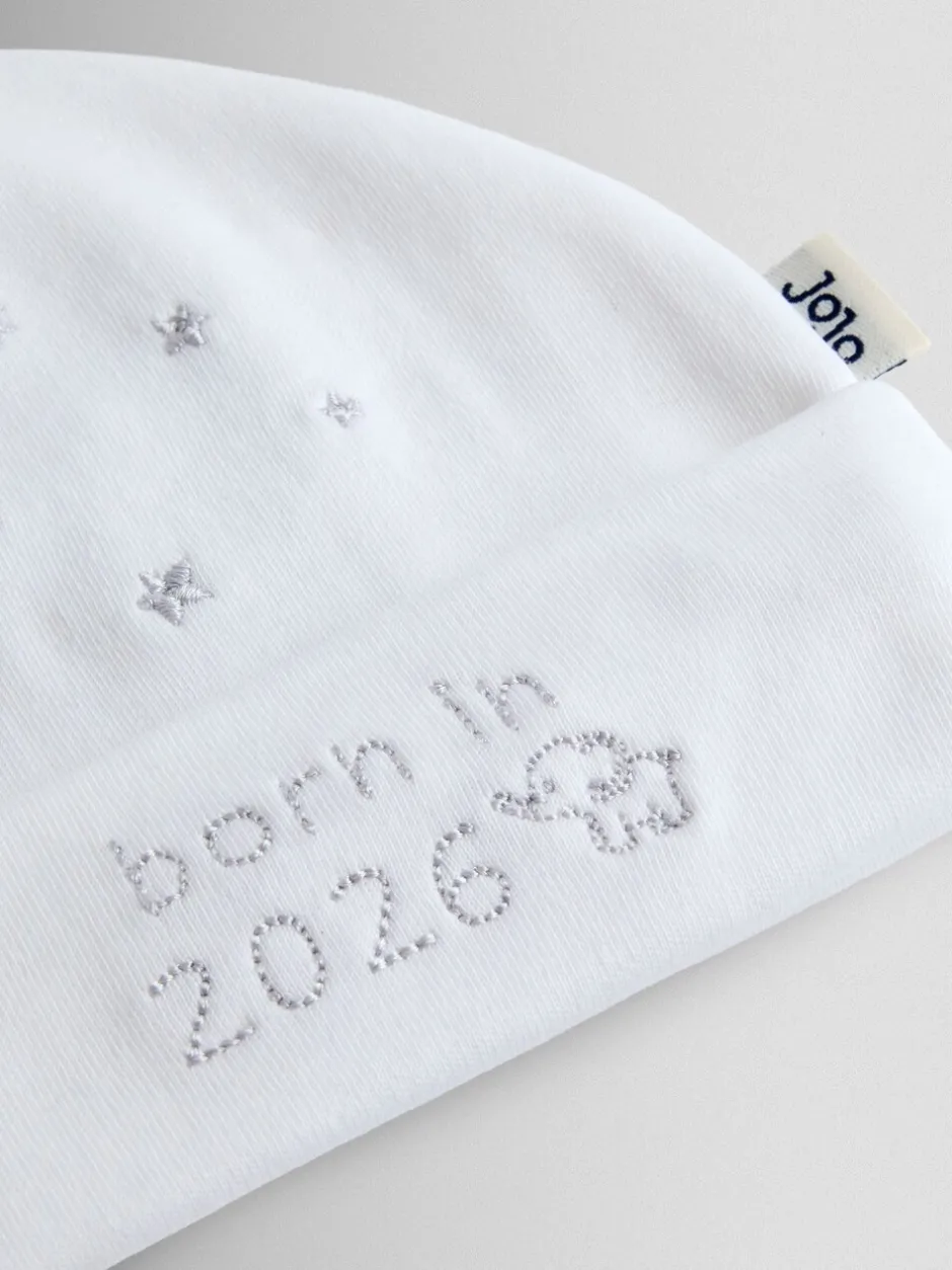 Mutsjes En Antikrabwantjes|Mutsen, Handschoenen En Sjaals*Jojo Maman Bébé Embroidered Hat