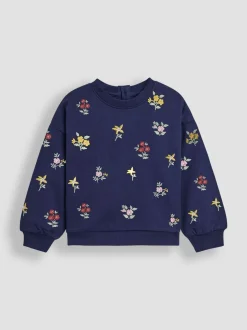 Shorts En Rokken|Jojo Maman Bébé Embroidered Sweatshirt & Skirt Set