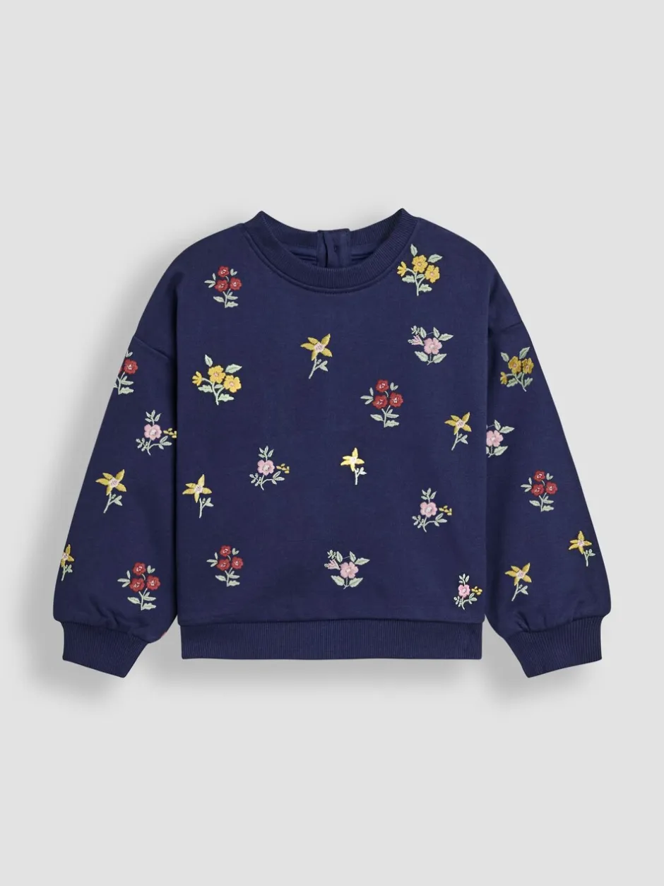 Shorts En Rokken|Jojo Maman Bébé Embroidered Sweatshirt & Skirt Set