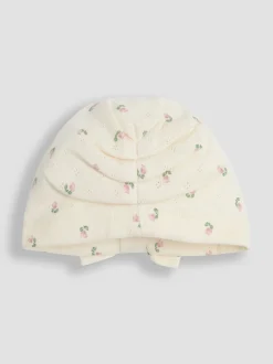 Mutsjes En Antikrabwantjes|Mutsen, Handschoenen En Sjaals|Jojo Maman Bébé Floral Print Turban 100% Cotton Hat