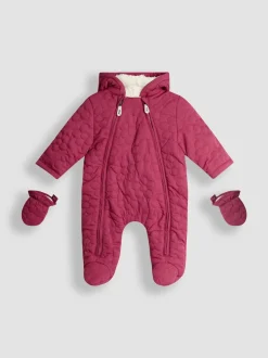 Jassen En Jacks*Jojo Maman Bébé Floral Quilted Pramsuit