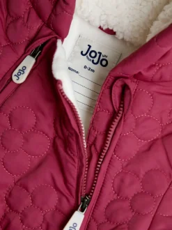Jassen En Jacks*Jojo Maman Bébé Floral Quilted Pramsuit