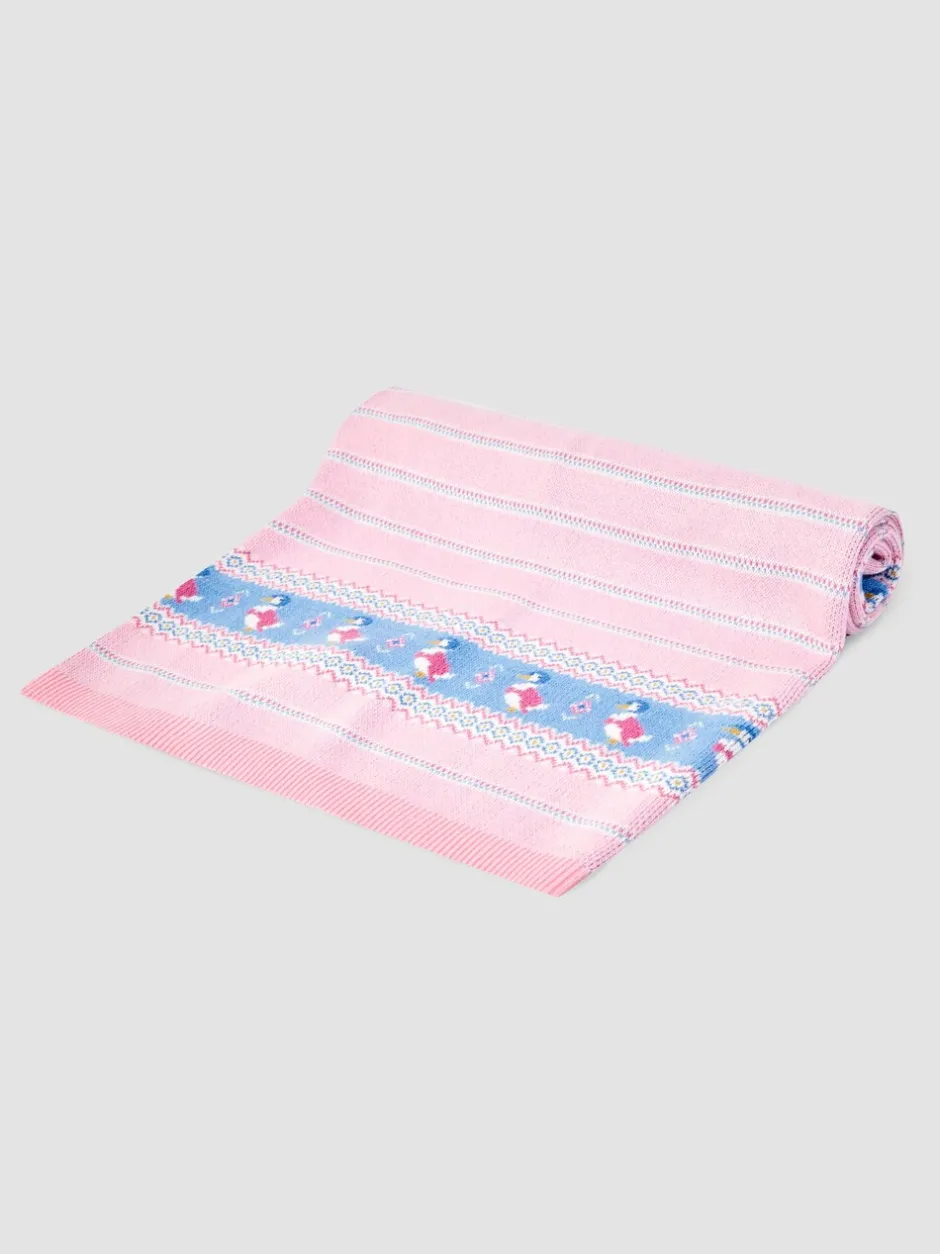Babyartikelen En Slaapzakken *Jojo Maman Bébé gebreide Jemima Puddle-duck sjaal