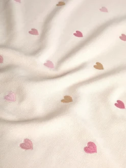 Babyartikelen En Slaapzakken |Jojo Maman Bébé Heart Embroidered Shawl