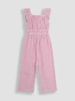 Jumpsuits En Playsuits|Jojo Maman Bébé jumpsuit met ruchemouwtjes