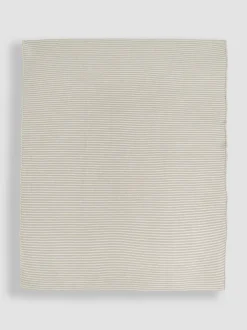 Babyartikelen En Slaapzakken |Jojo Maman Bébé Knitted Stripe Blanket Grey