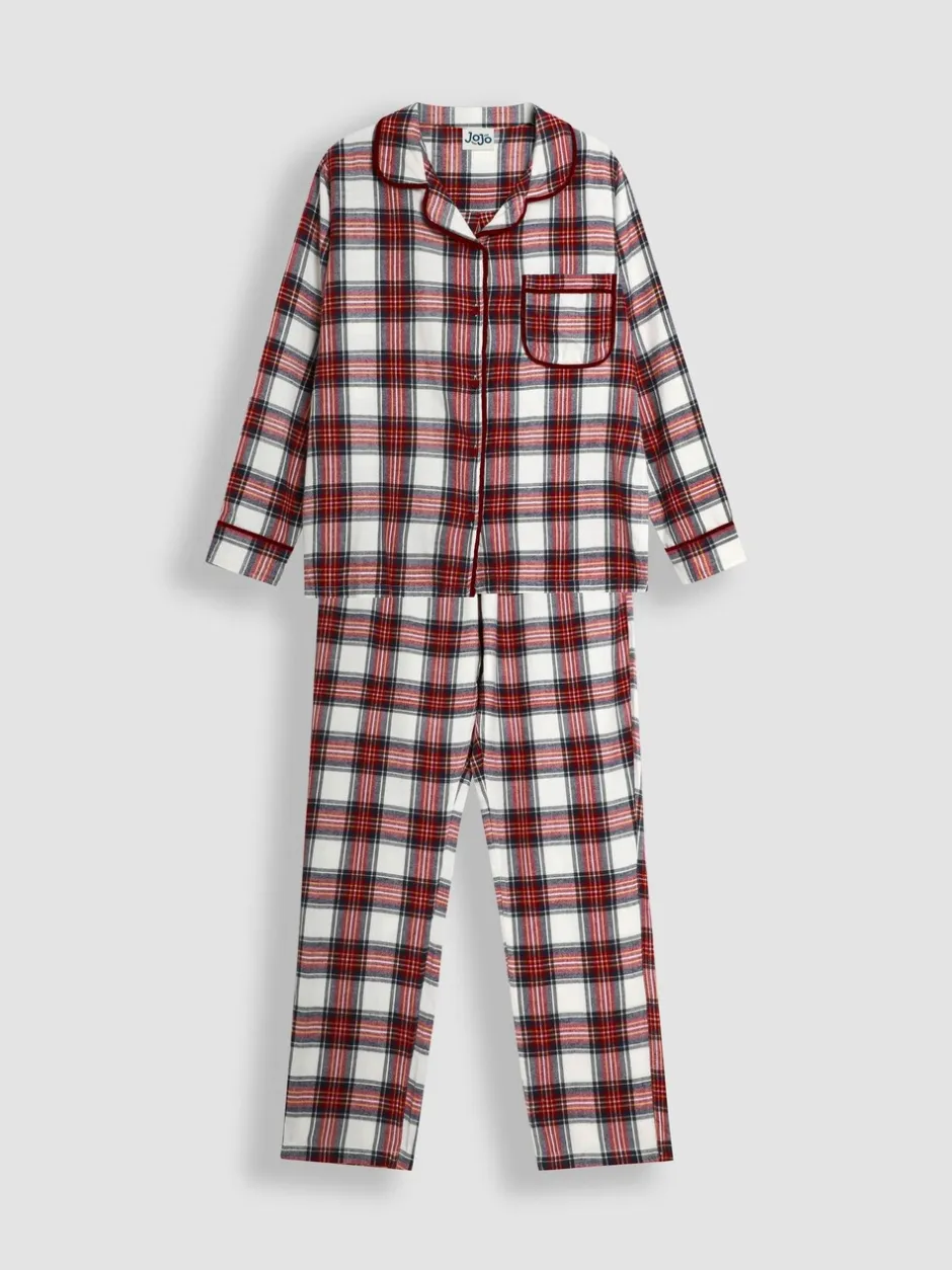 Pyjama's|Loungewear|Jojo Maman Bébé Mens Check Woven Pyjama Set