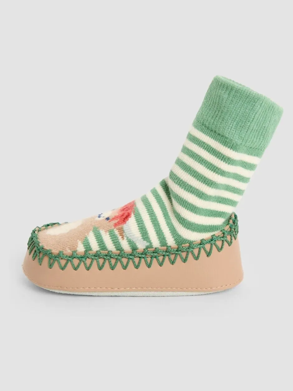 Pantoffels|Pantoffels|Jojo Maman Bébé moccasin pantoffelsokken